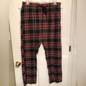 Open Trails  Flannel Pajama Lounge Pants Sz L Mens Plaid NEW NWT